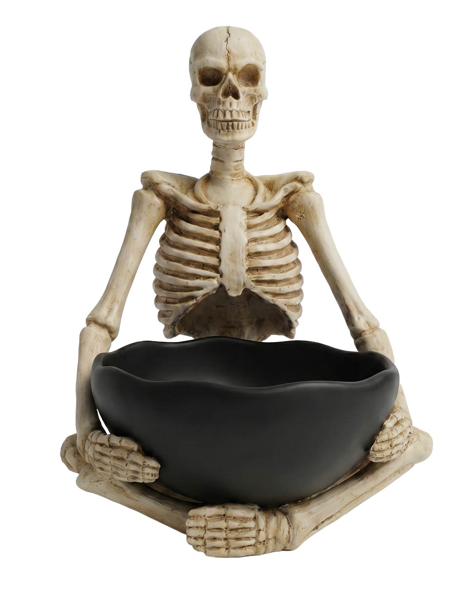 Figura decorativa de Halloween con forma de esqueleto 1
