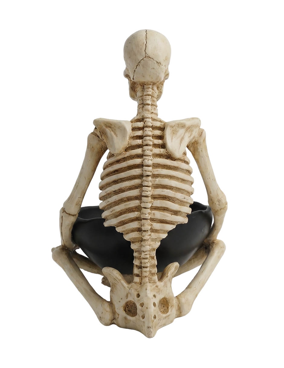 Figura decorativa de Halloween con forma de esqueleto