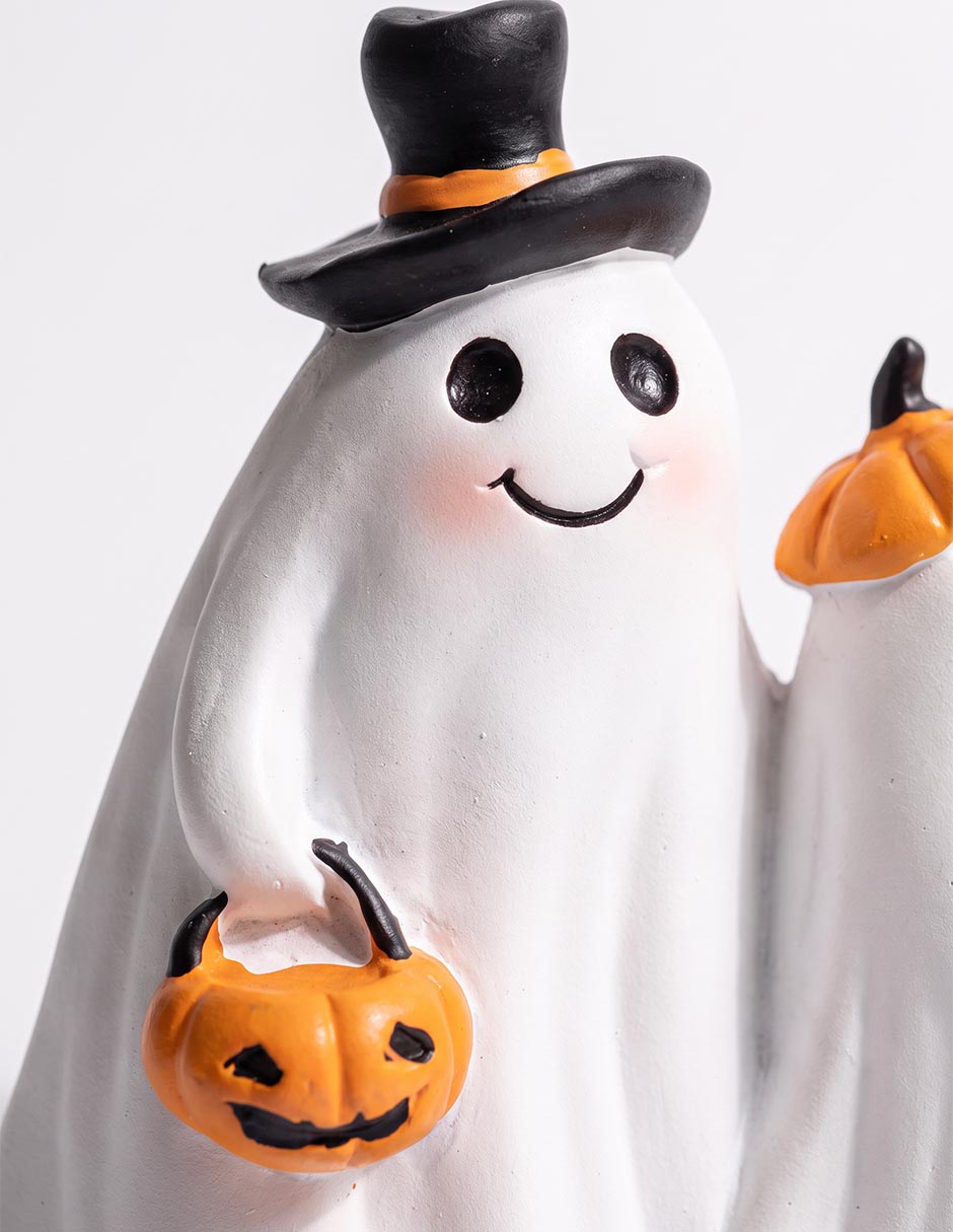 Figura decorativa de halloween con forma de fantasma