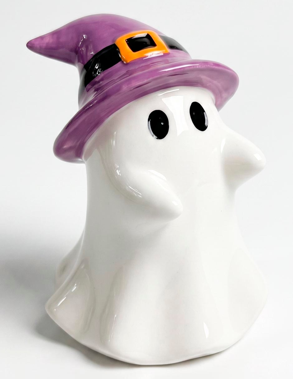 Figura decorativa de halloween con forma de fantasma 1