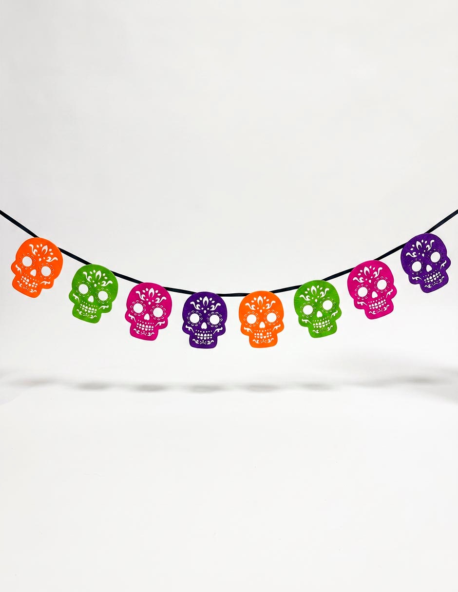 GUIRNALDA PAPEL PICADO CALAVERA 1