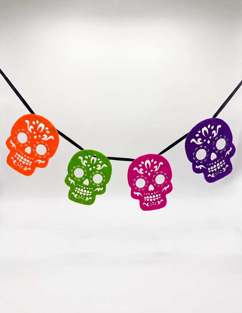 GUIRNALDA PAPEL PICADO CALAVERA