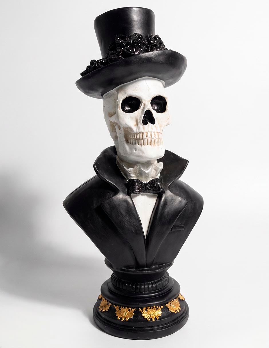 FIGURA CALAVERA EN TRAJE
