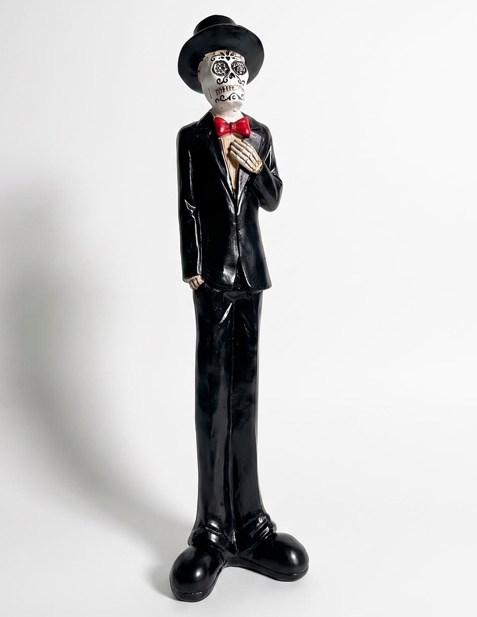 Figura decorativa Día de muertos Cementerium con forma de catrín 1