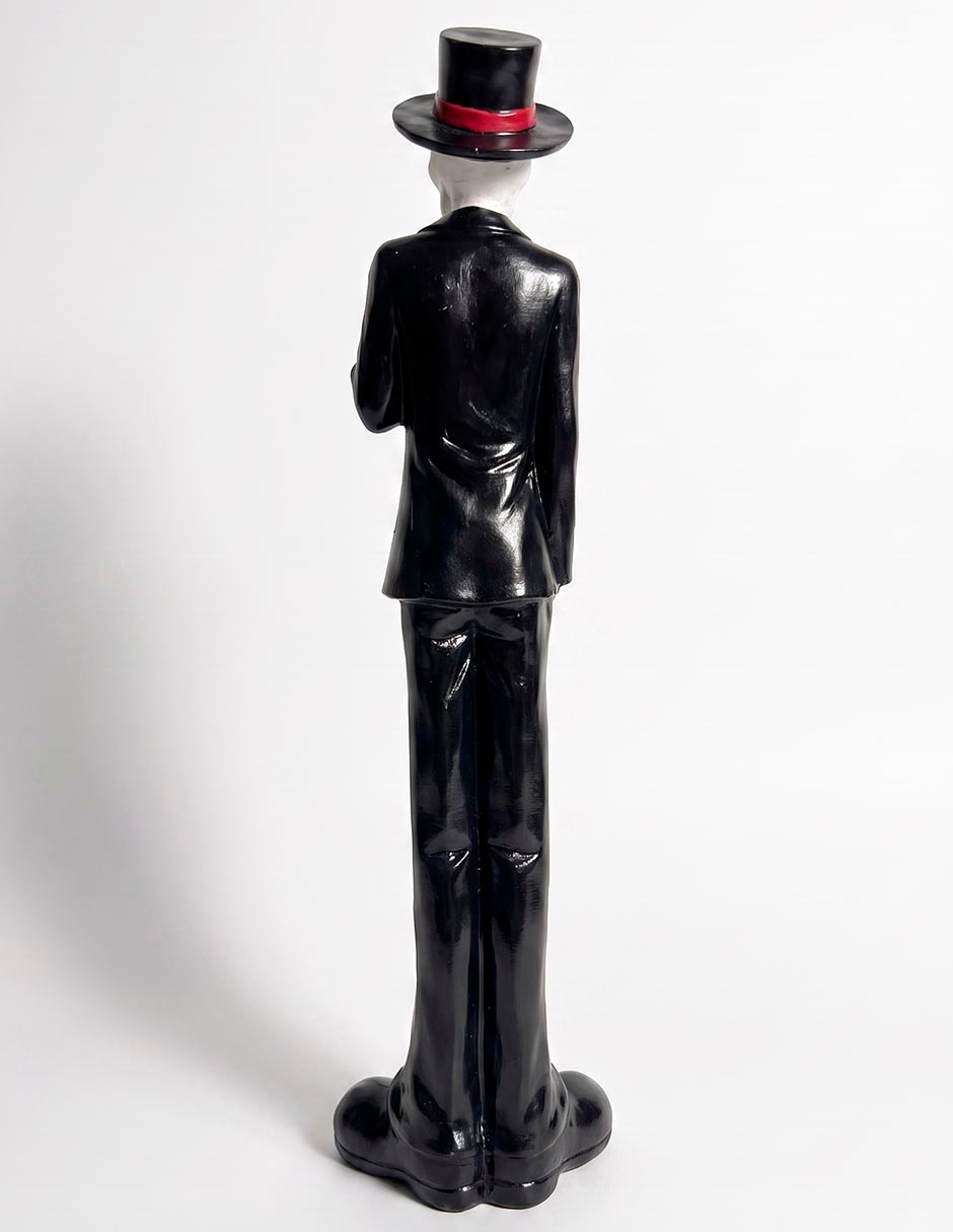 Figura decorativa Día de muertos Cementerium con forma de catrín