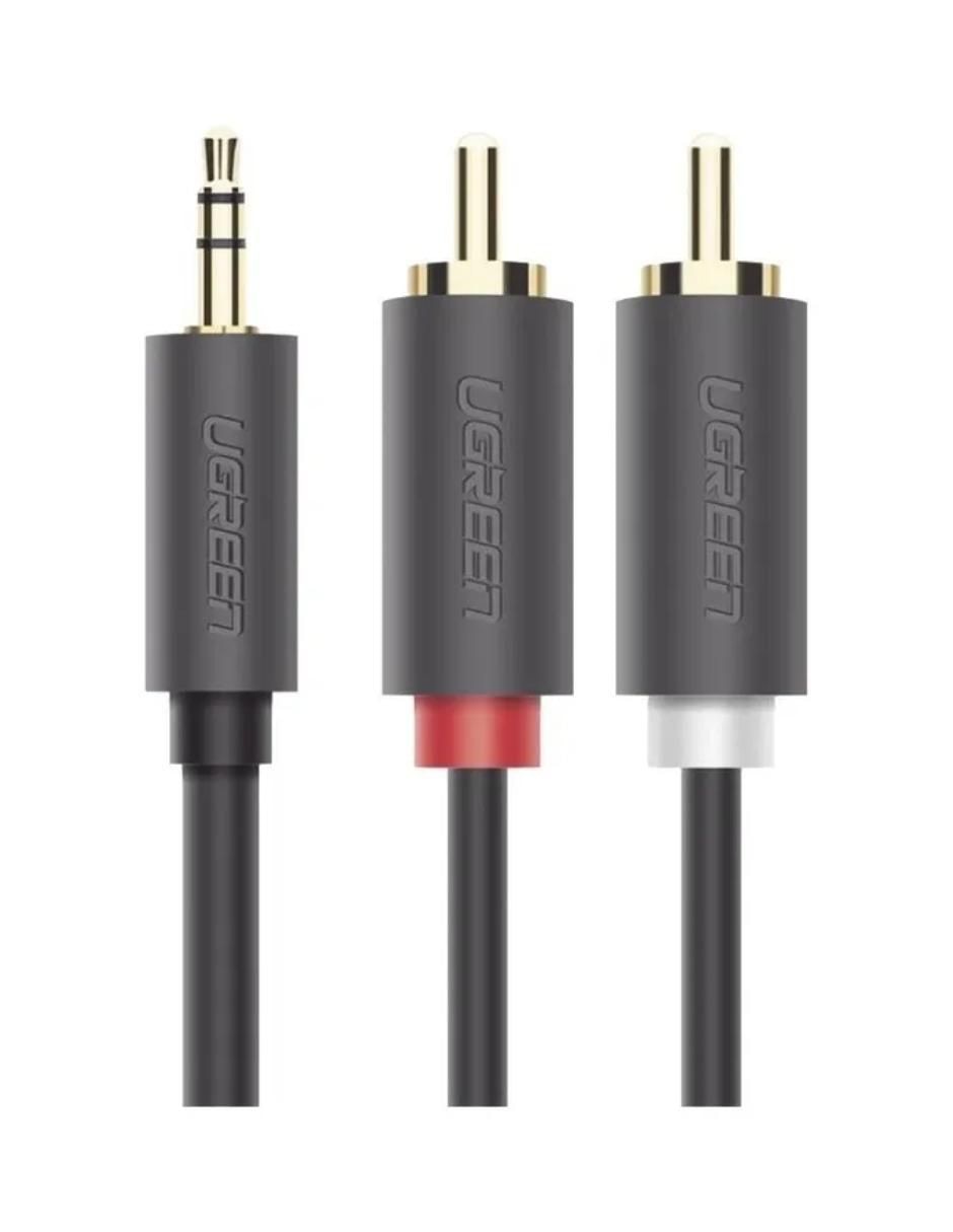 Cable auxiliar 3.5 mm Ugreen a tipo RCA de 5 m