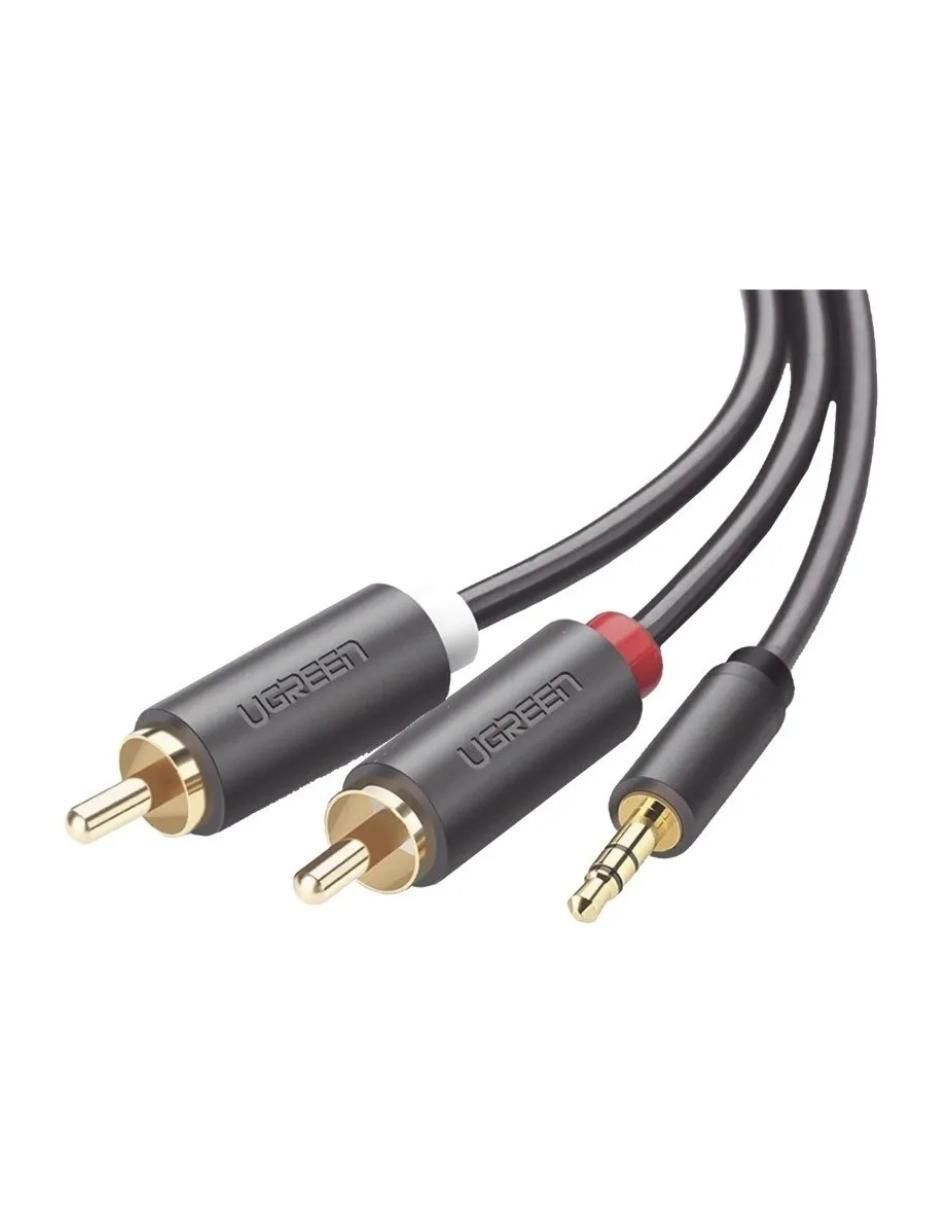 Cable auxiliar 3.5 mm Ugreen a tipo RCA de 5 m