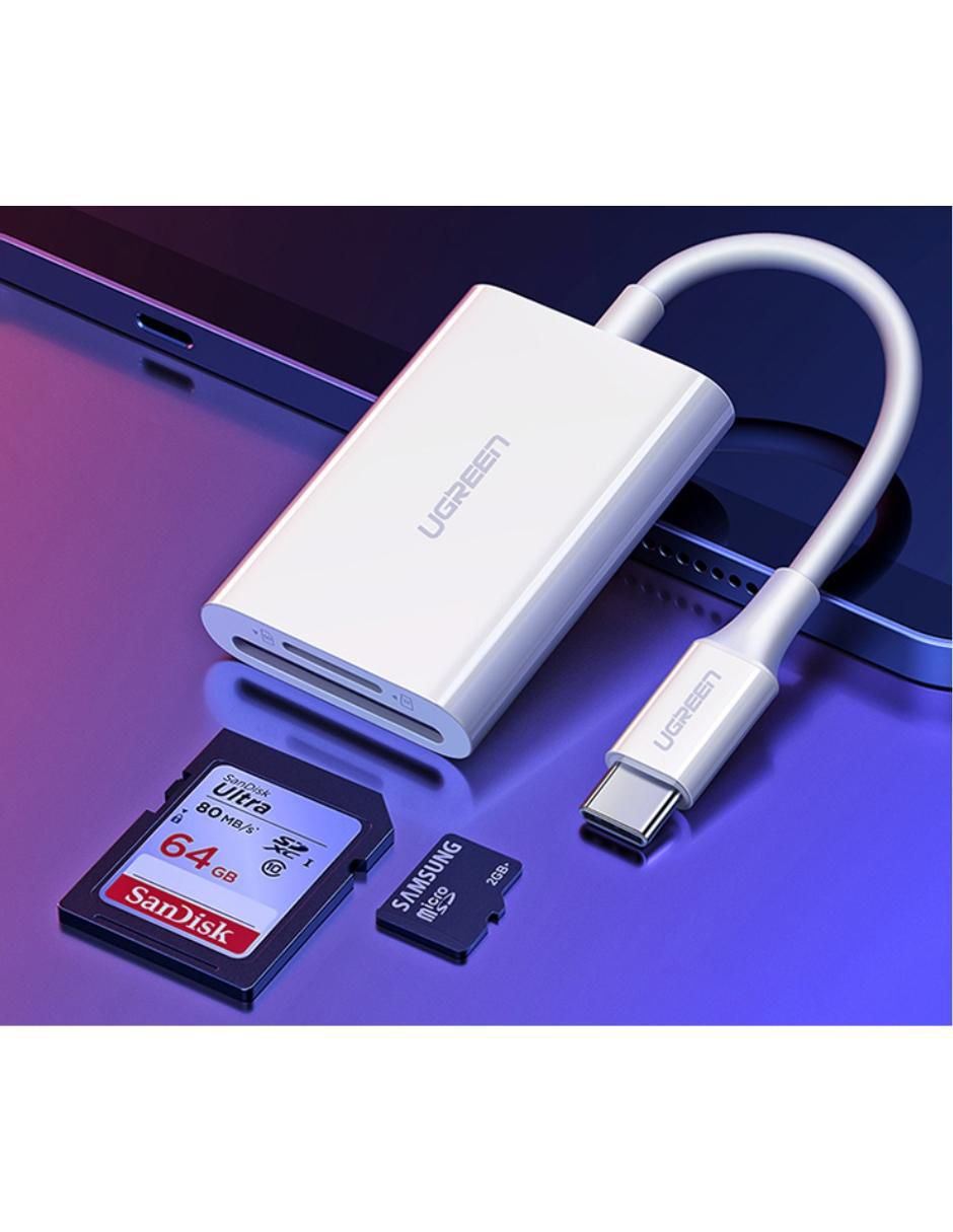 Adaptador de USB-C a lector de tarjeta SD Ugreen