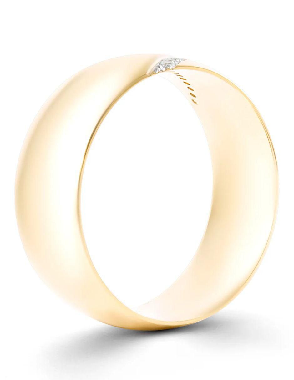 Argolla 14 k diamante