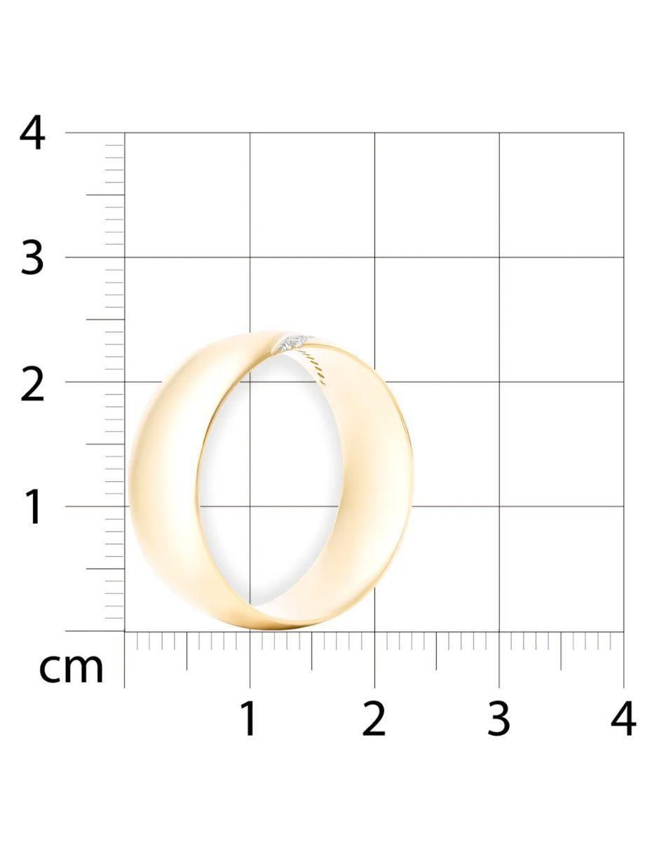 Argolla 14 k diamante