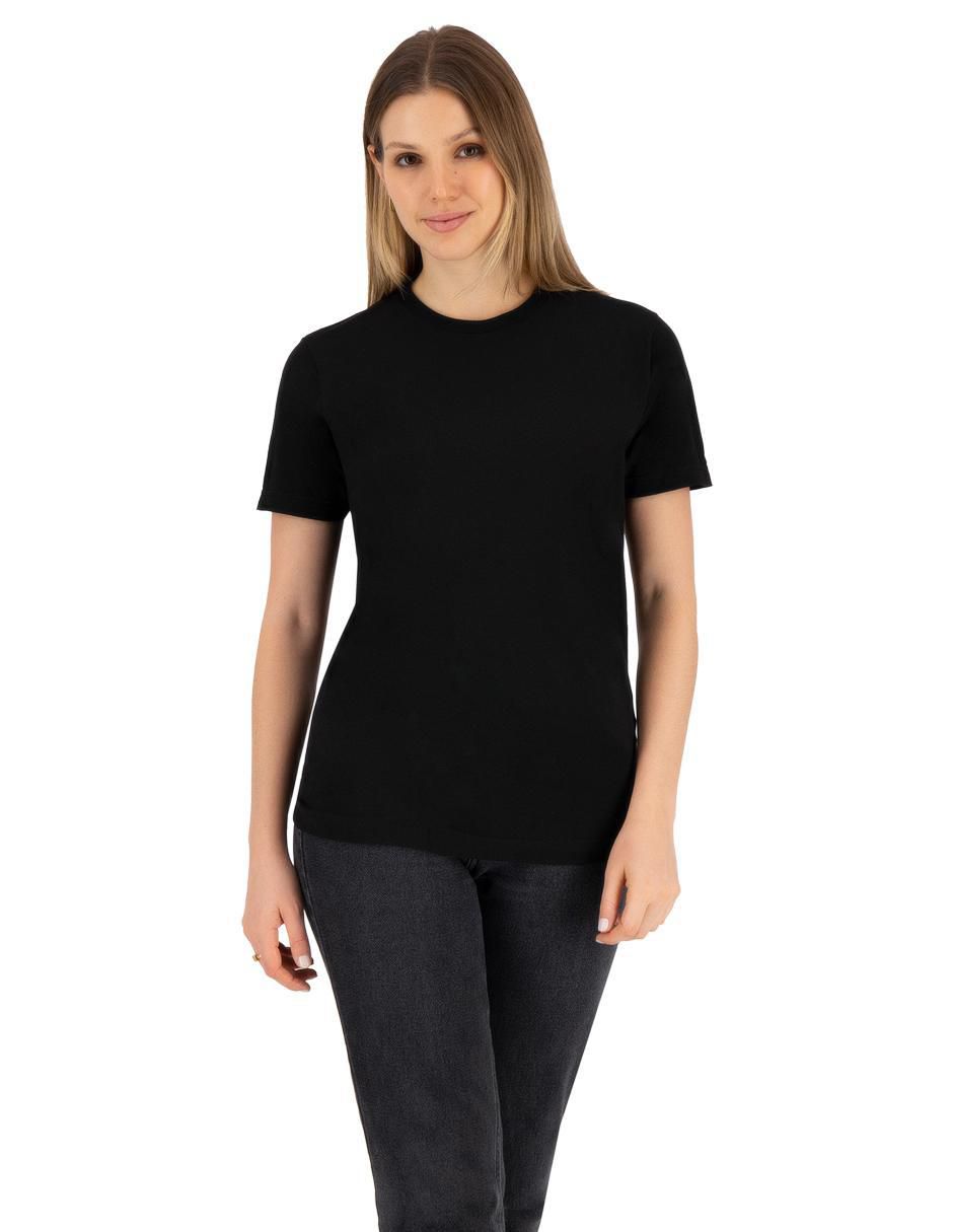 Playera manga corta cuello redondo mujer 2