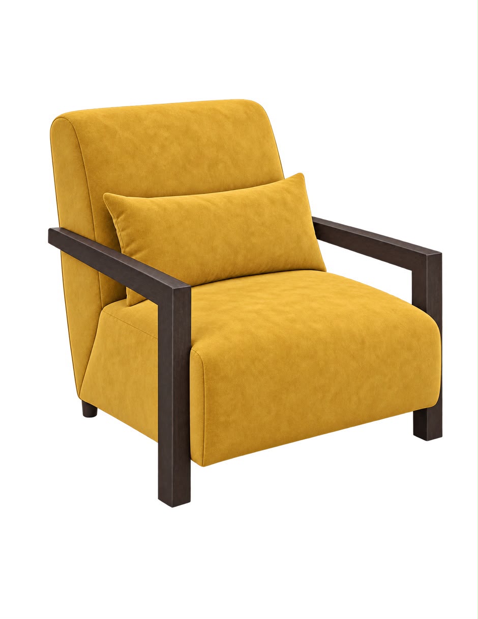Sillón de madera pino 2