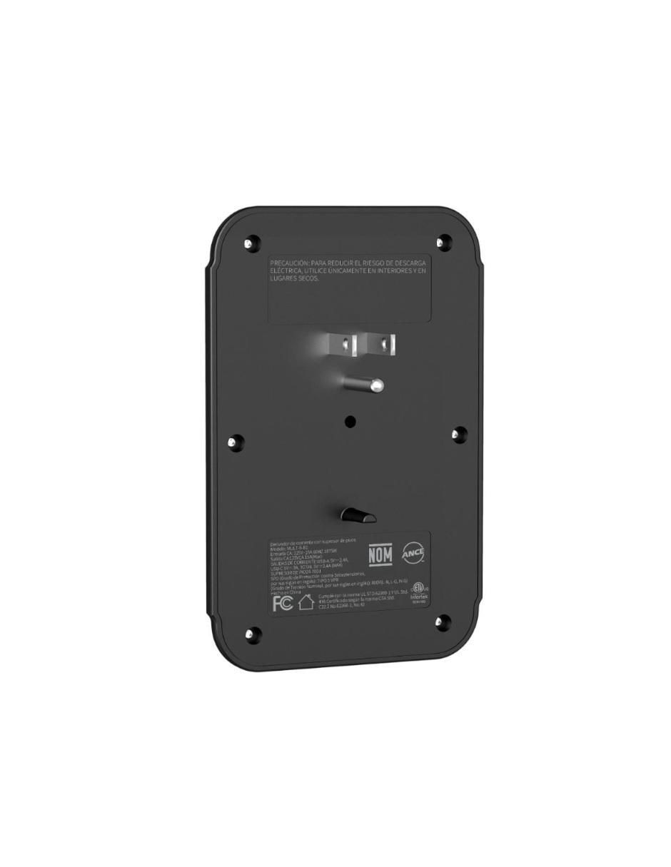 Multicontacto Mult-6-B1 de 6 contactos, 2 puertos usb y 1 puerto USB C 2