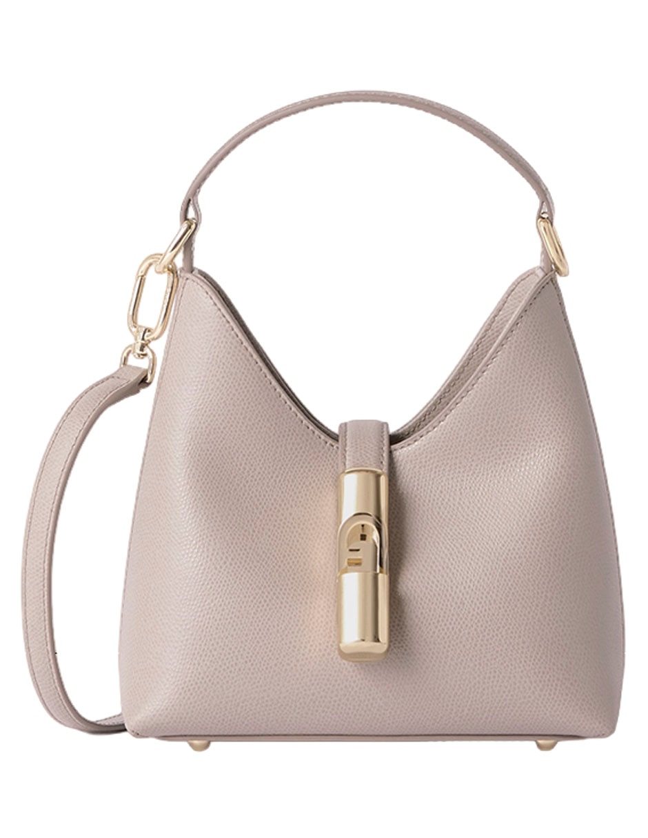 Bolsa hobo de piel para mujer