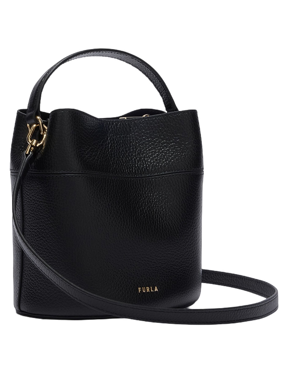Bolsa bucket de piel para mujer 3