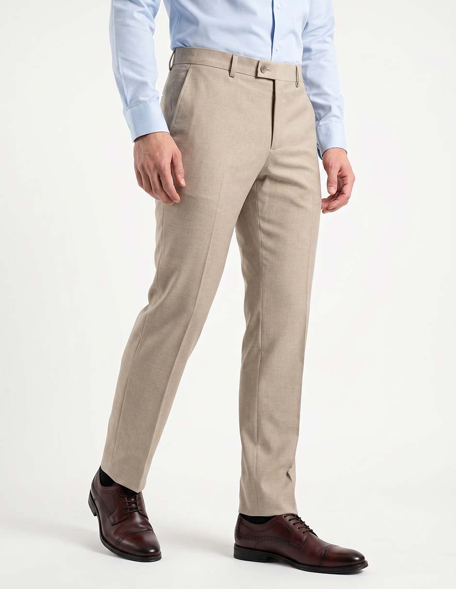 Pantalón de vestir chino de algodón para hombre