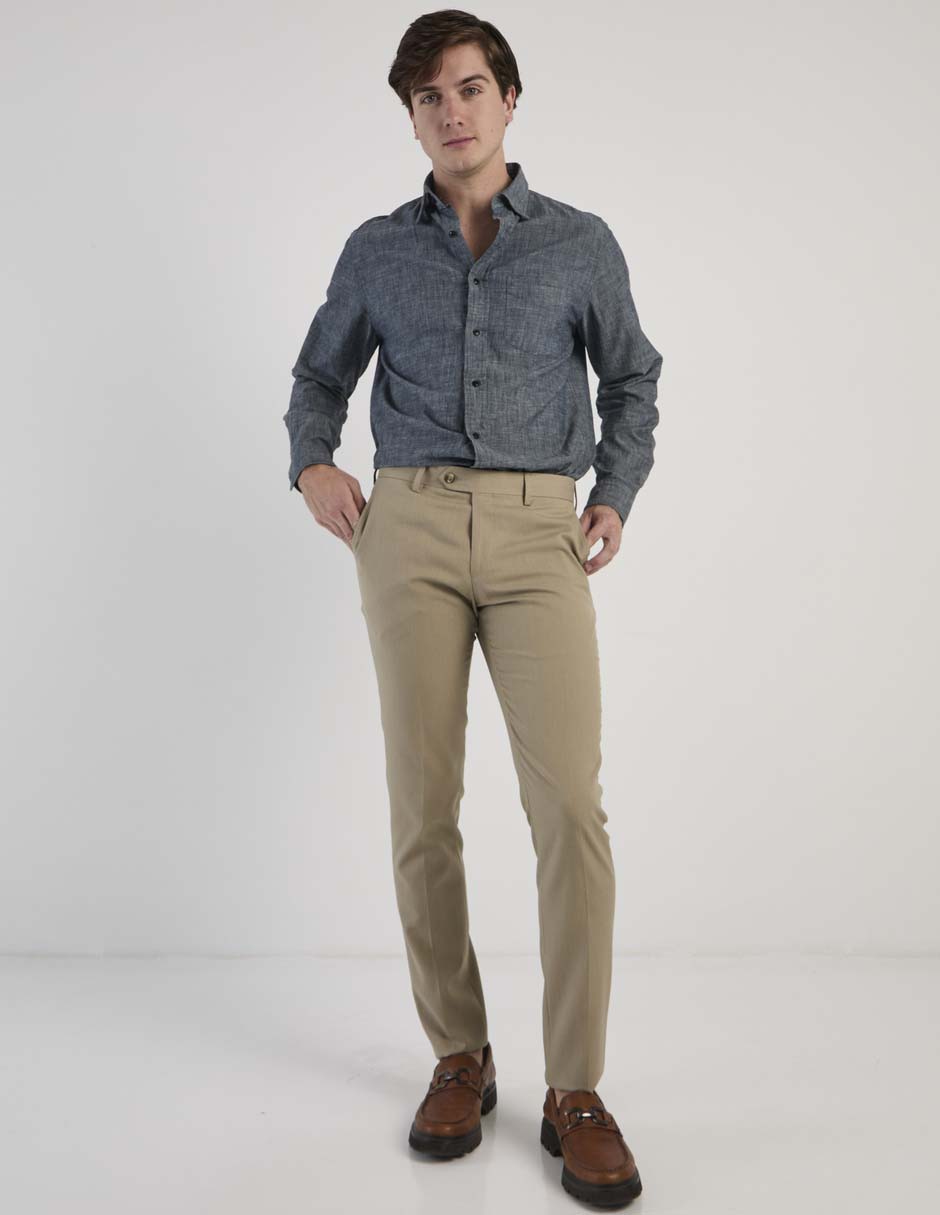 Pantalón de vestir slim para hombre 5