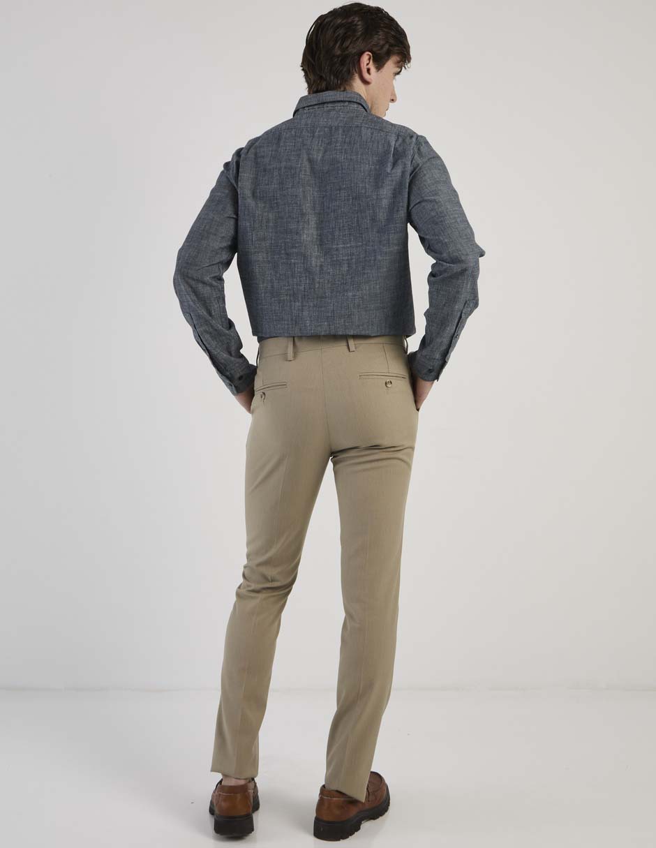 Pantalón de vestir slim para hombre 6
