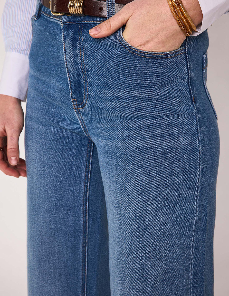 Jeans wide leg para mujer 2