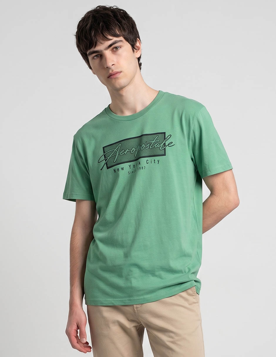 Playera Aéropostale cuello redondo para hombre