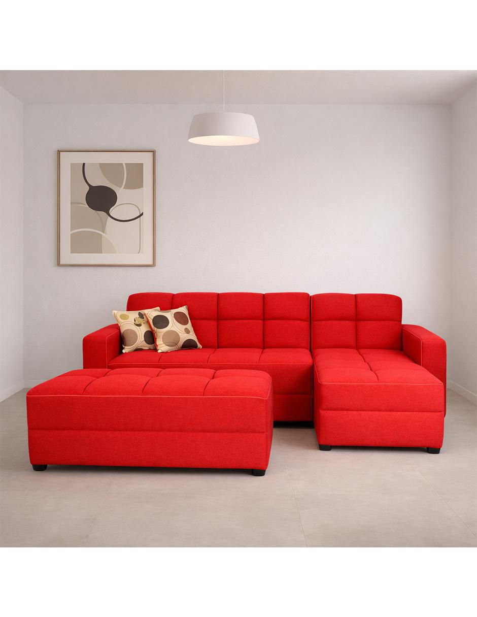 Sala modular derecha Andorra de lino
