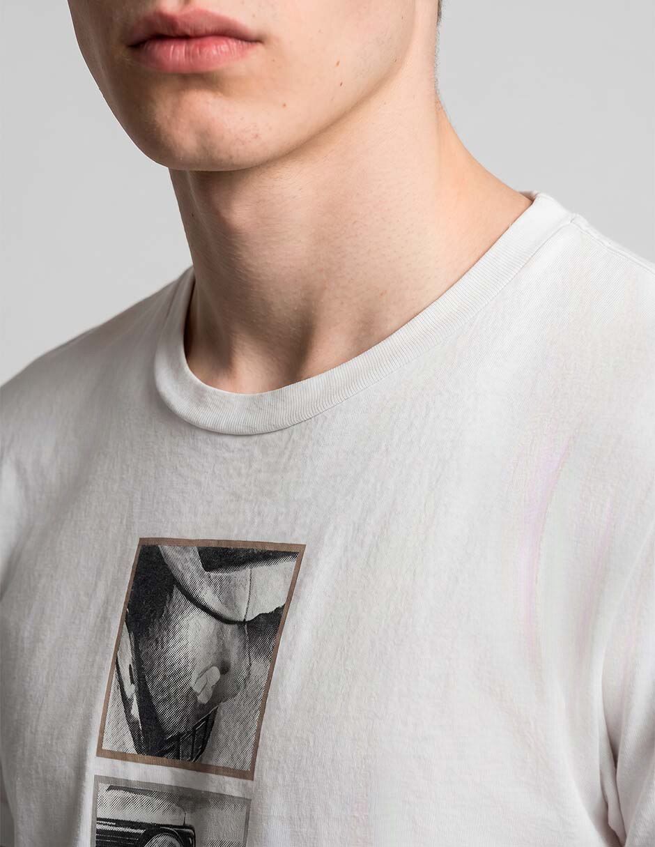 Playera cuello redondo para hombre