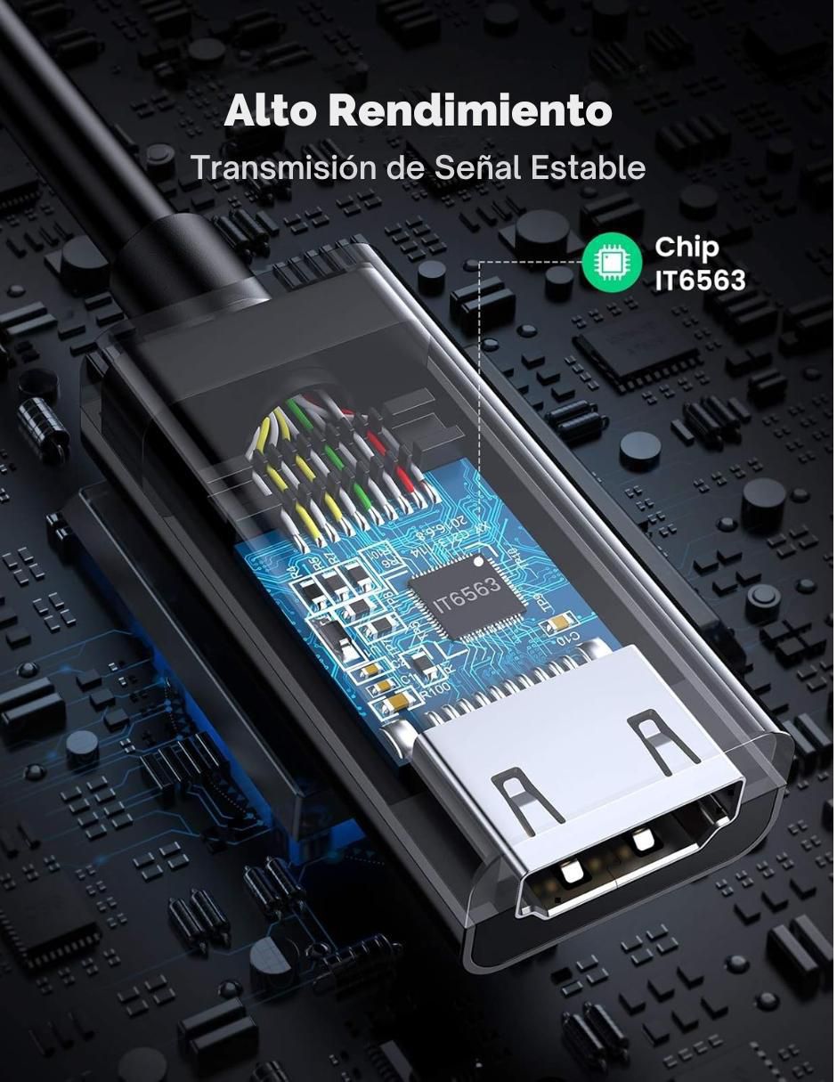 Adaptador de display port a HDMI Adaptador de display port a HDMI