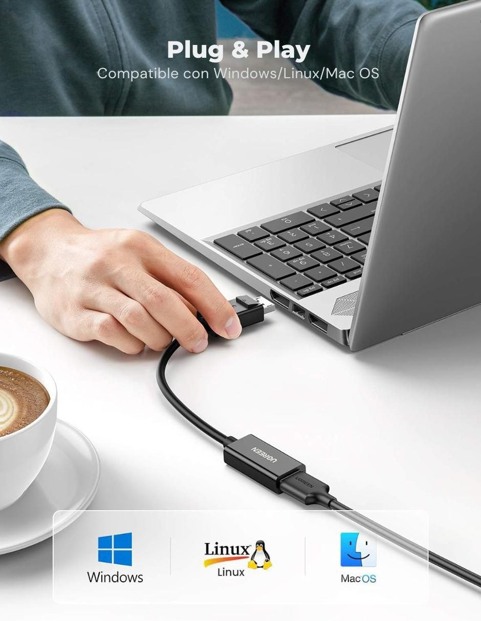 Adaptador de display port a HDMI 6