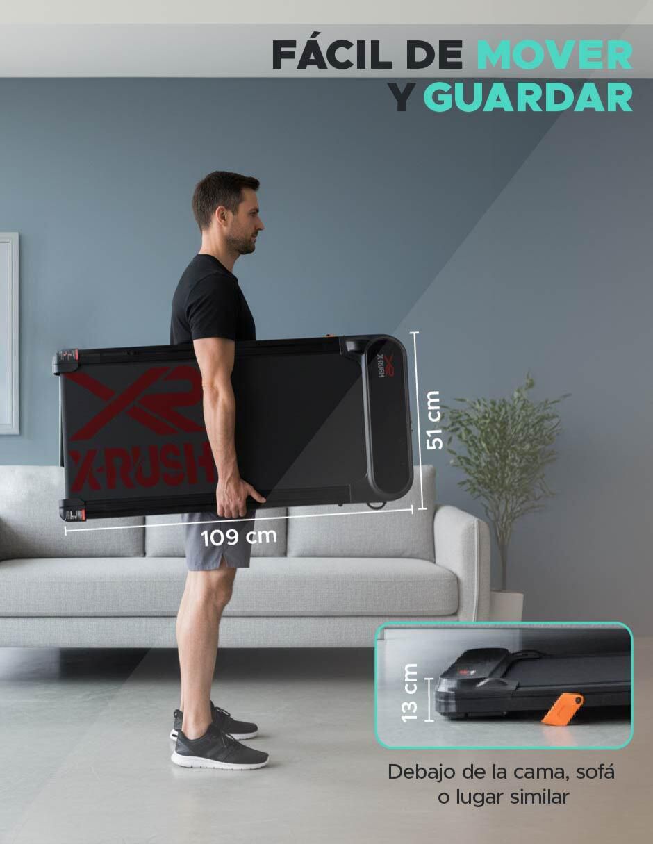 Caminadora profesional X-Rush Eros plegable