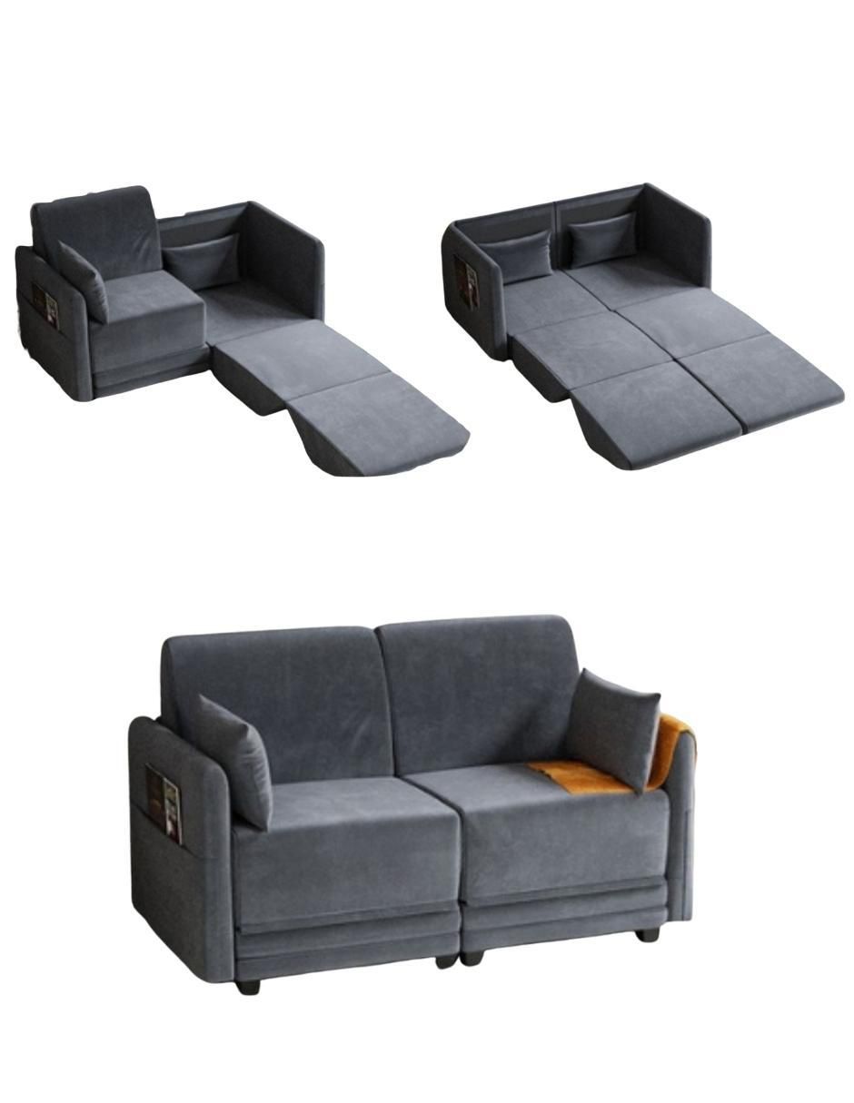 Sofá cama de lino 3