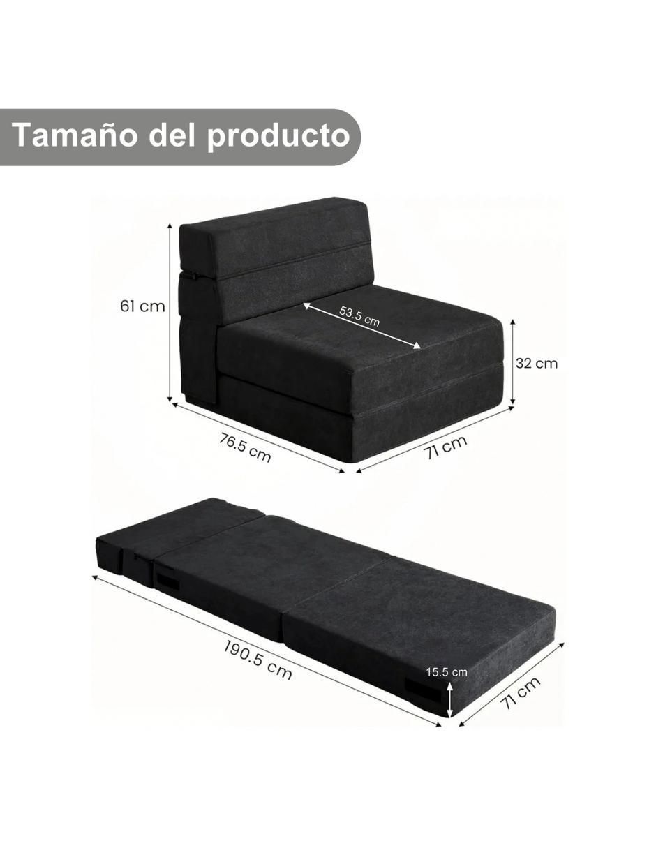 Sofá cama de tela 8