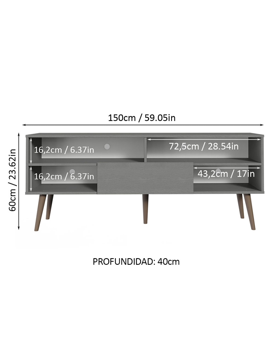 Mueble de TV armable Madesa de MDP