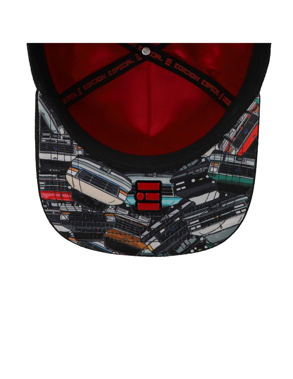 Gorra visera curva snapback casual para adulto