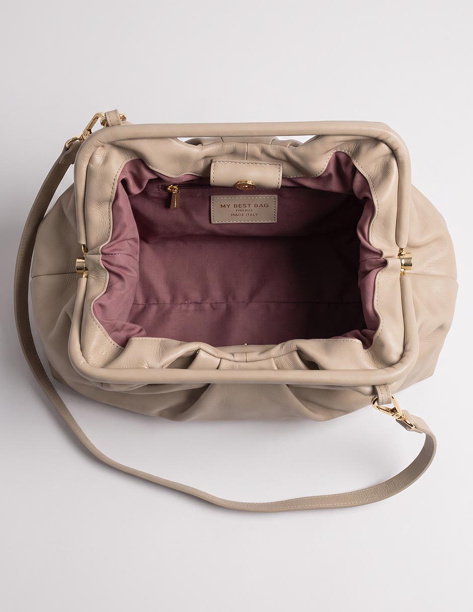 CLUTCH MY BEST BAG, BEIGE