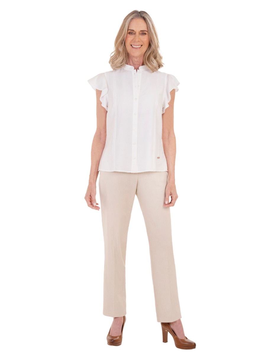 Blusa manga corta para mujer 5