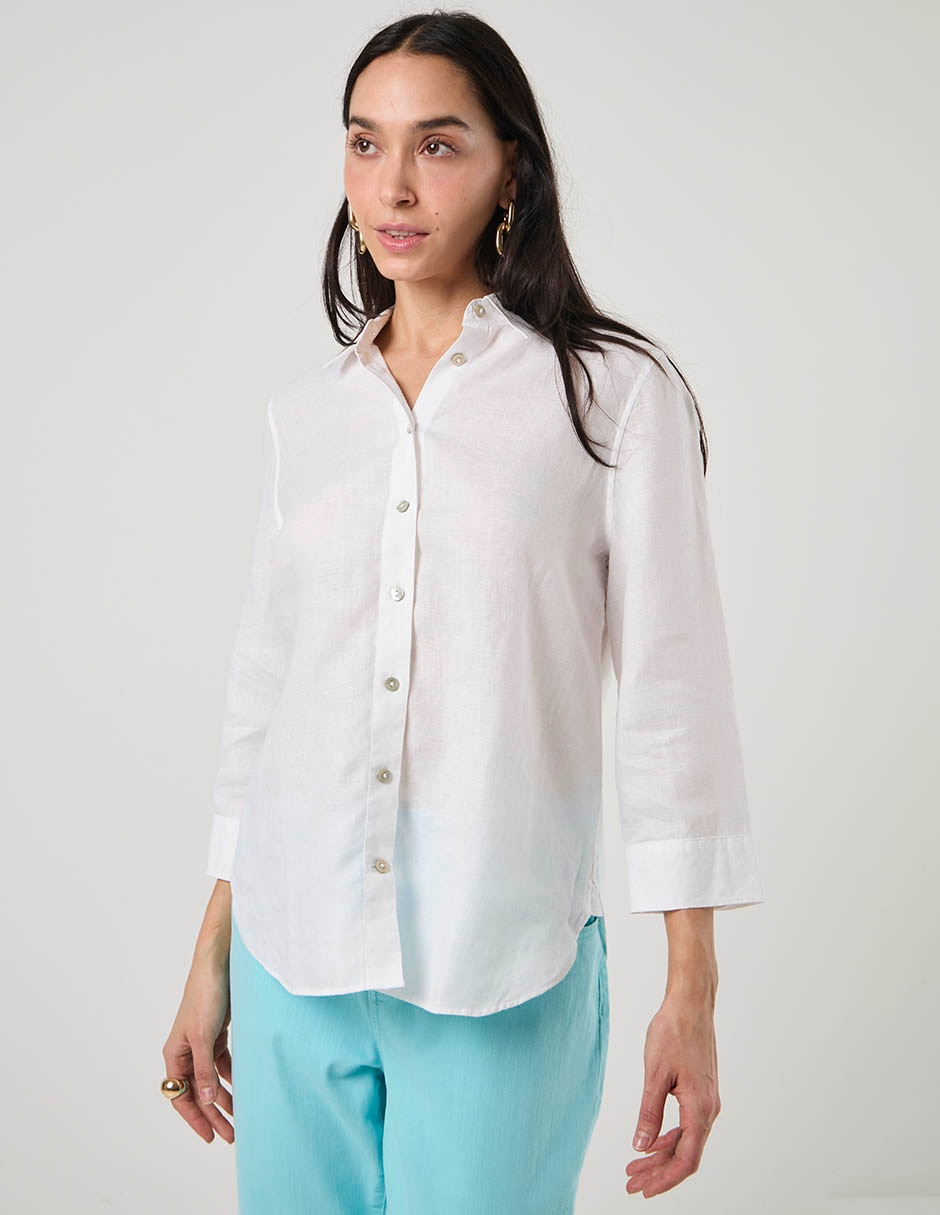 Blusa Chico's manga 3/4 para mujer