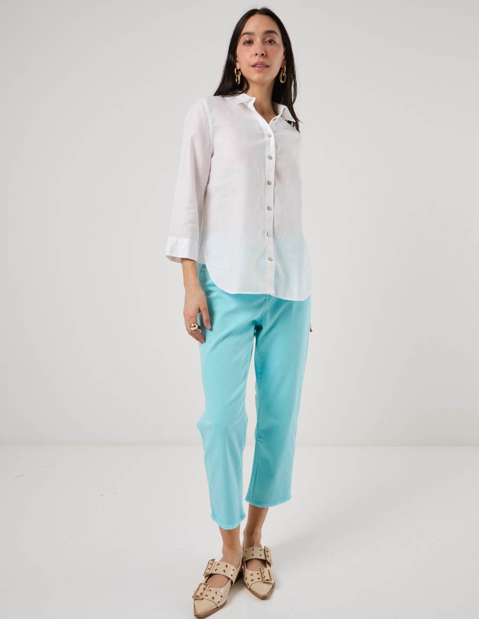 Blusa Chico's manga 3/4 para mujer