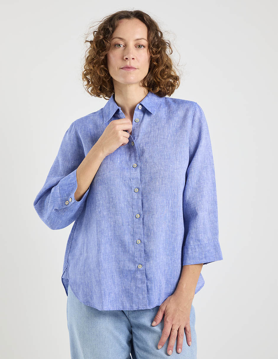 Blusa manga 3/4 para mujer