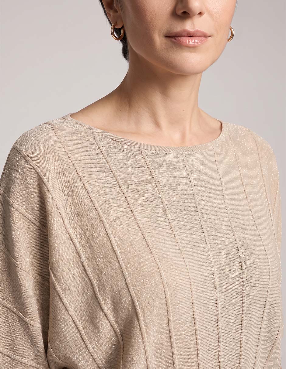 Suéter cuello ojal para mujer 3