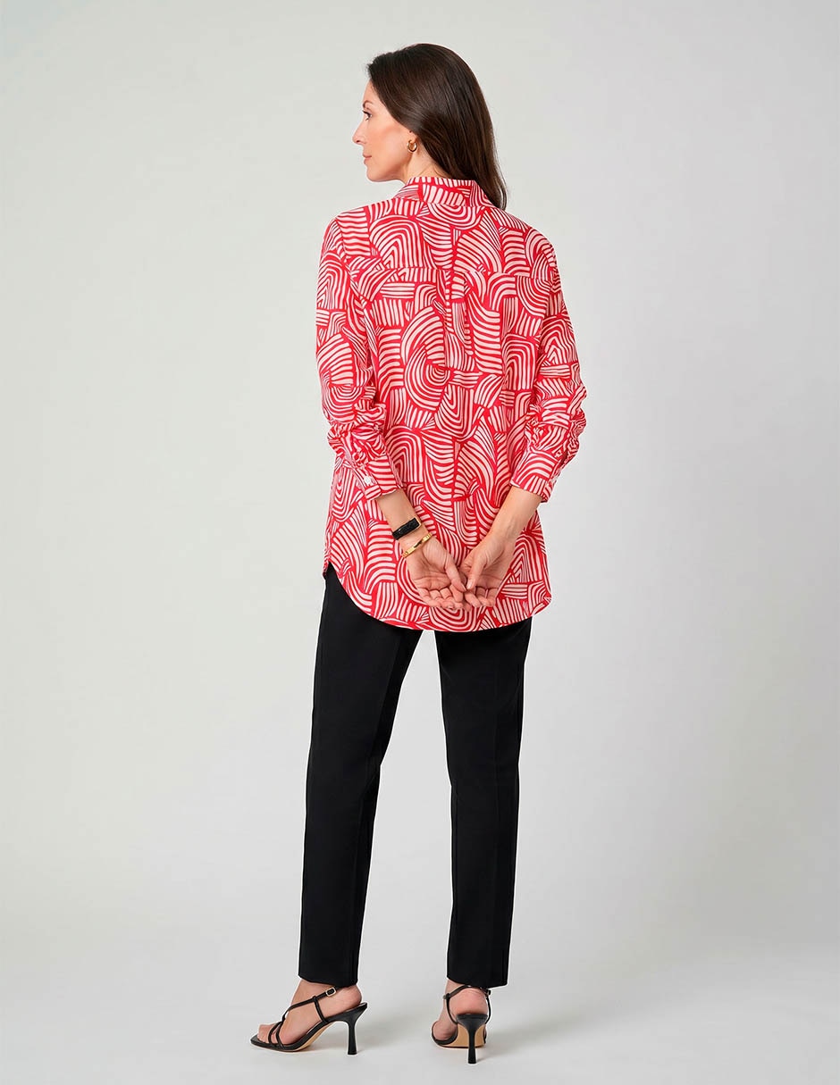 Blusa geométrica para mujer 2
