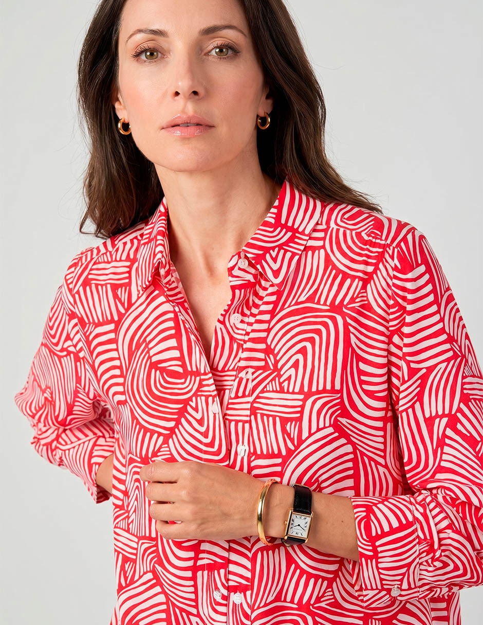 Blusa geométrica para mujer 3