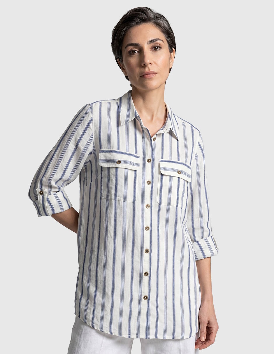 Blusa manga 3/4 para mujer Blusa manga 3/4 para mujer