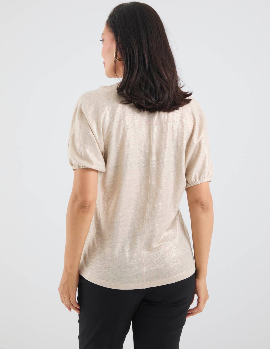 Blusa chico's manga corta para mujer