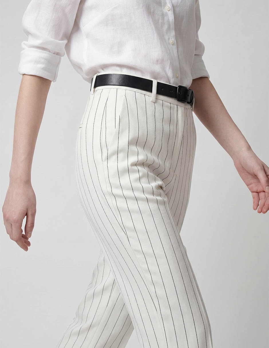 Pantalón de lino Ann Taylor para mujer