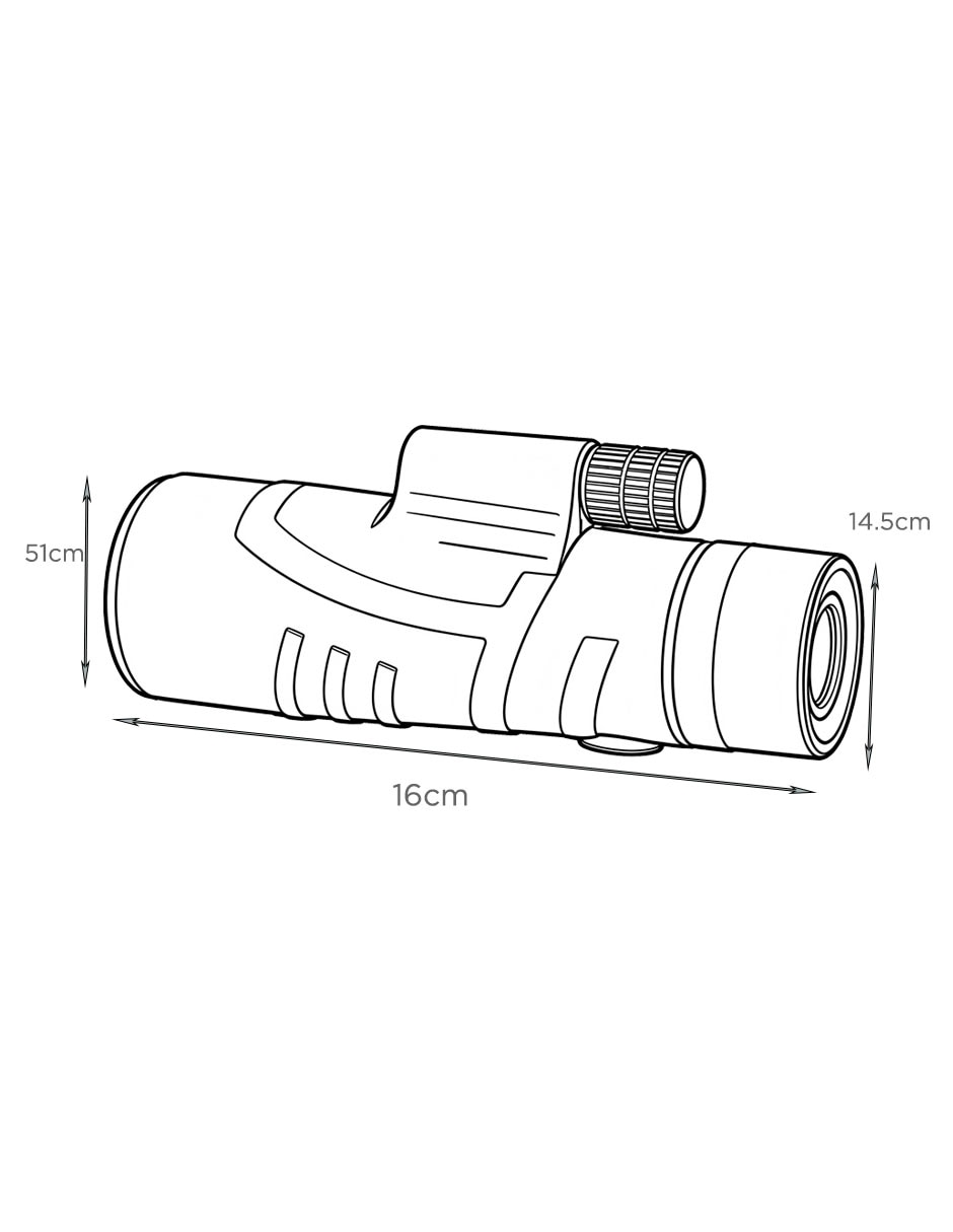 Monóculo ground electronics g5031