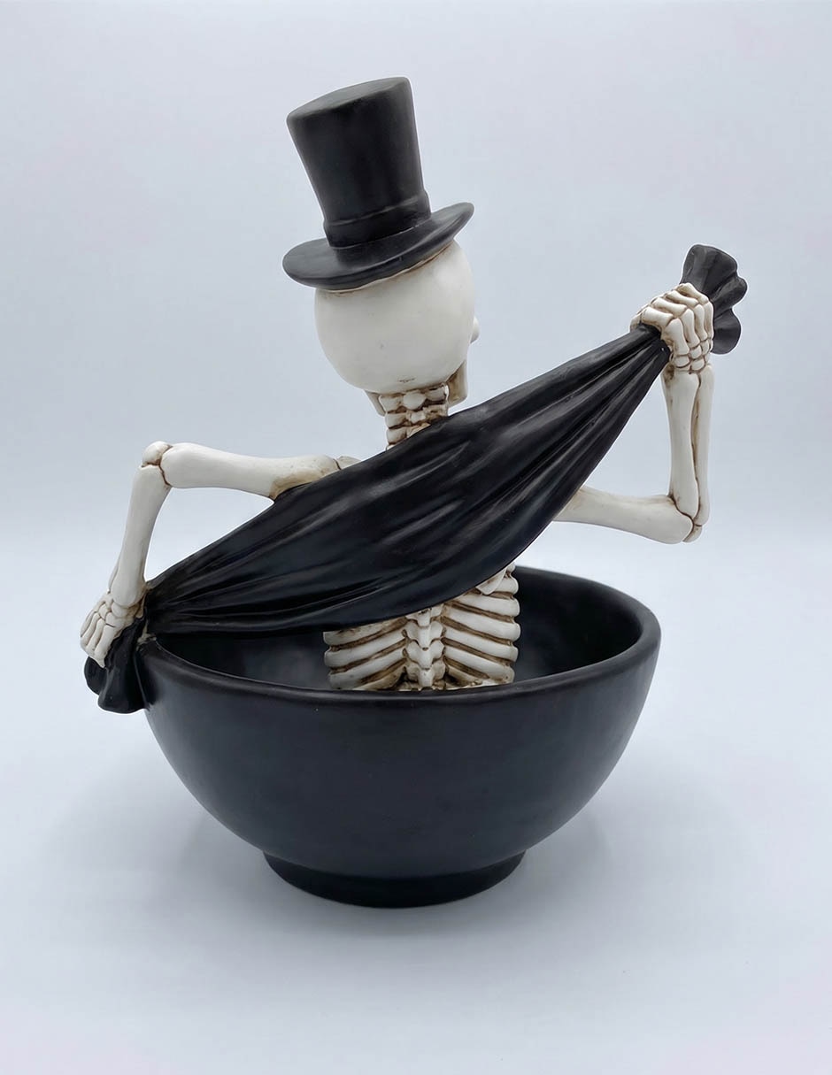 Figura decorativa de halloween calavera cementerium