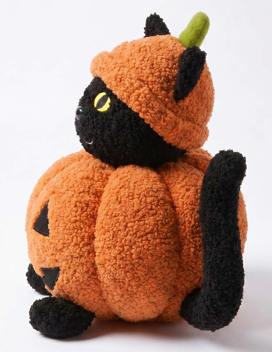 Peluche de Halloween de calabaza Cementerium de 26 cm