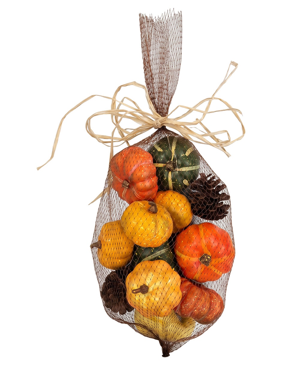 Set de ornamentos cementerium con forma de calabazas 1