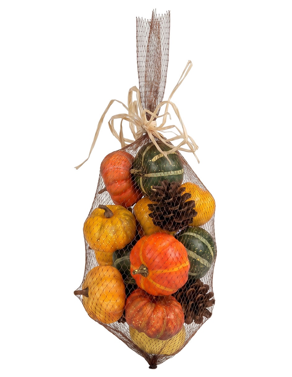 Set de ornamentos cementerium con forma de calabazas 2