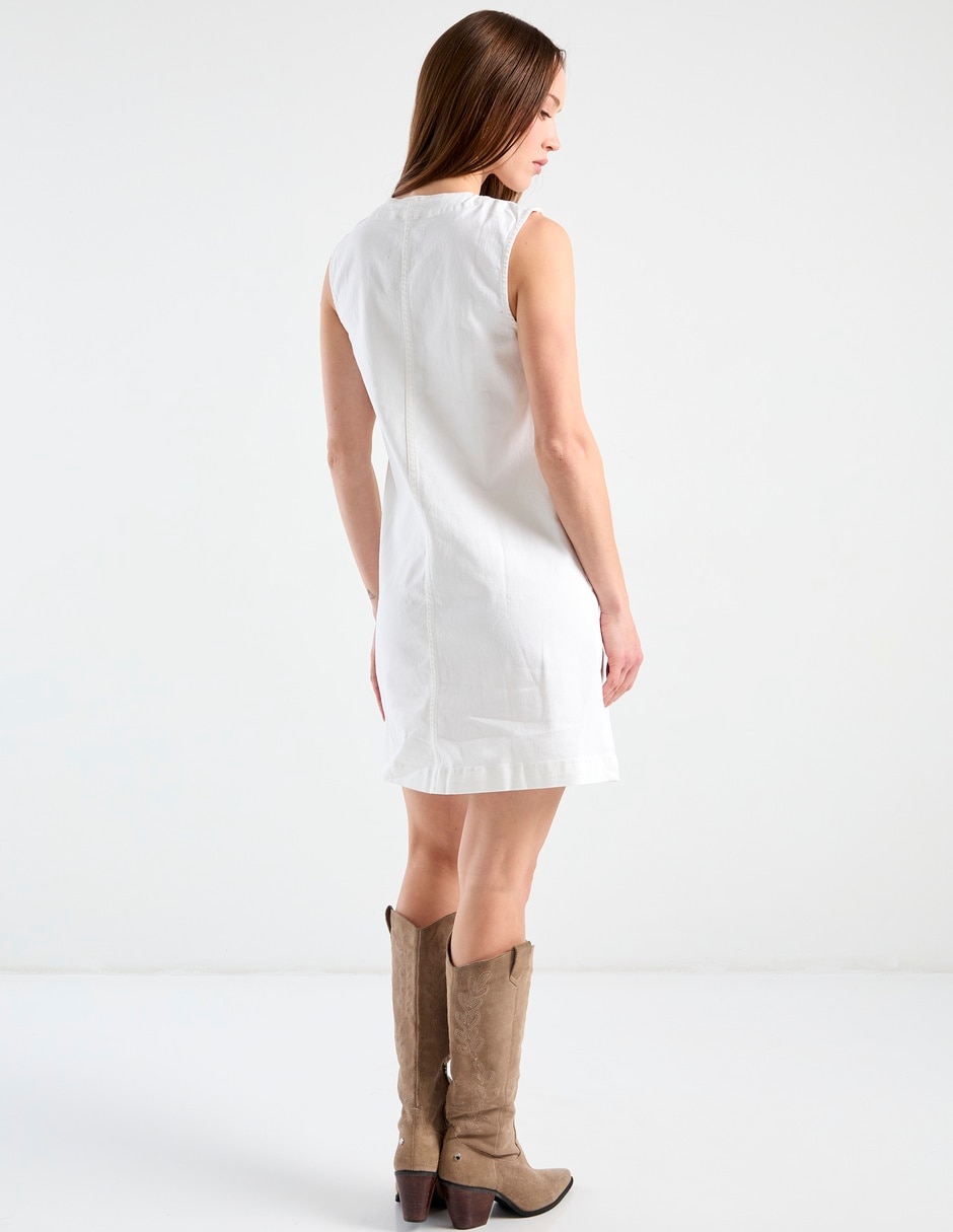 Vestido corto casual pieces para mujer